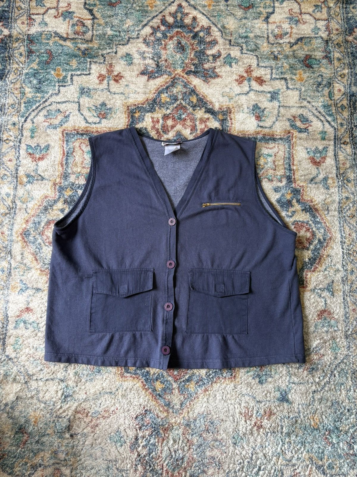 Vintage Vintage Par Kates Multi Pocket Button-up Light Vest Size XL Size XL / US 12-14 / IT 48-50 - 1 Thumbnail