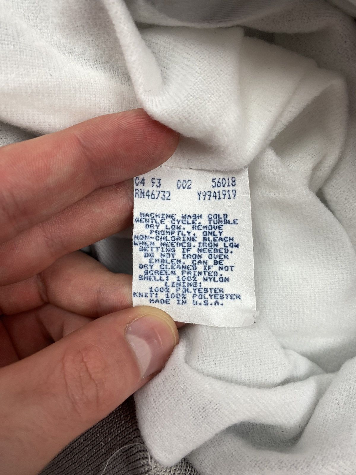 Chalk Line 1990’s Vintage Chalk Line Blank Light Grey Stadium Jacket Size US L / EU 52-54 / 3 - 9 Thumbnail