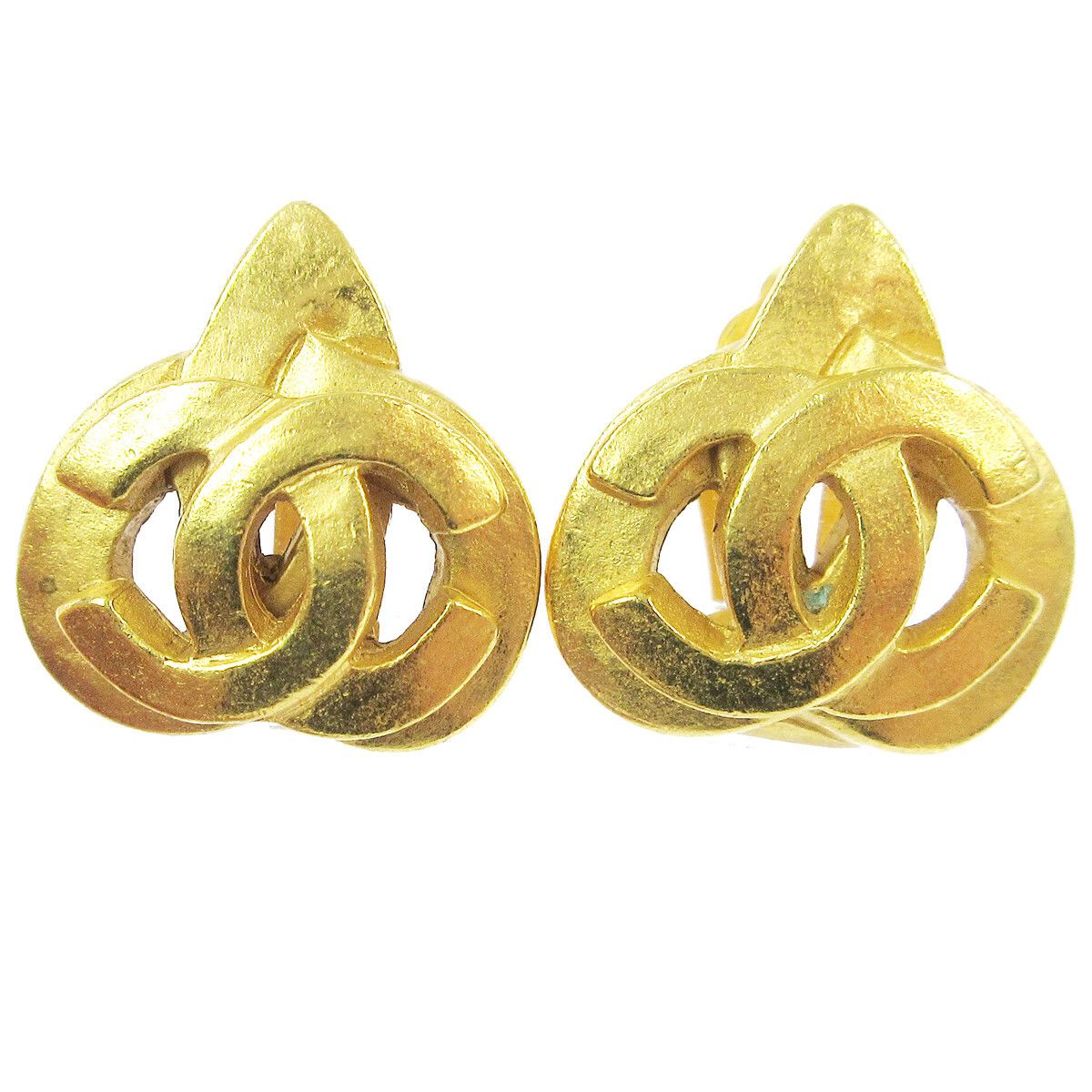 Chanel Chanel CC logo heart Gold-plated Size ONE SIZE - 1 Thumbnail