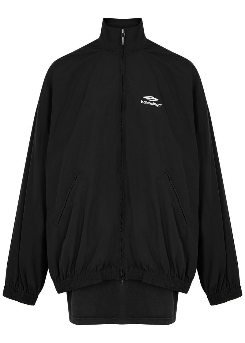 $3.8K VALUE Patched Layered Shell Track Jacket