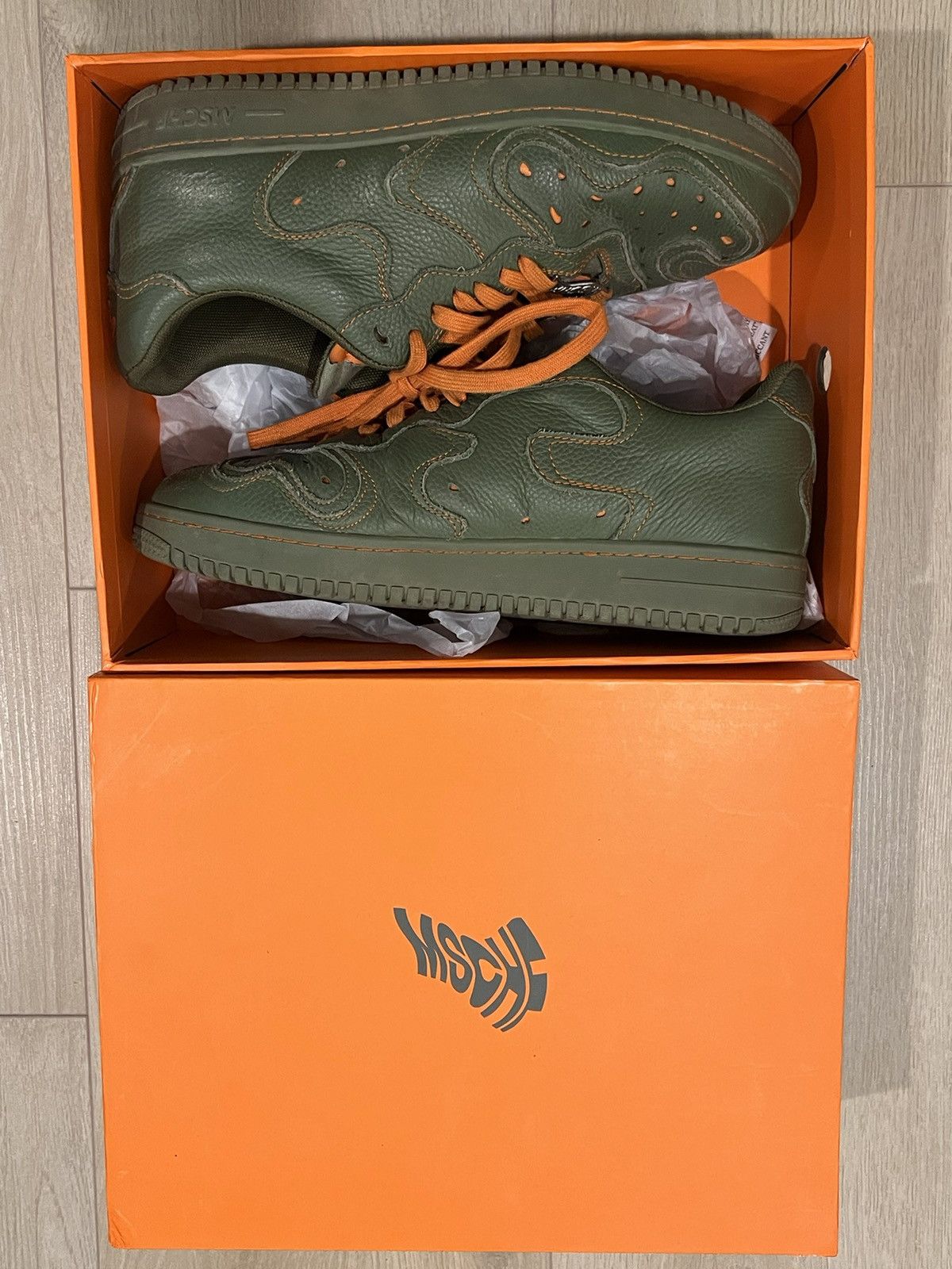 MSCHF Friends and Family MSCHF “Deer Hunter” sneaker Size US 10 / EU 43 - 1 Thumbnail
