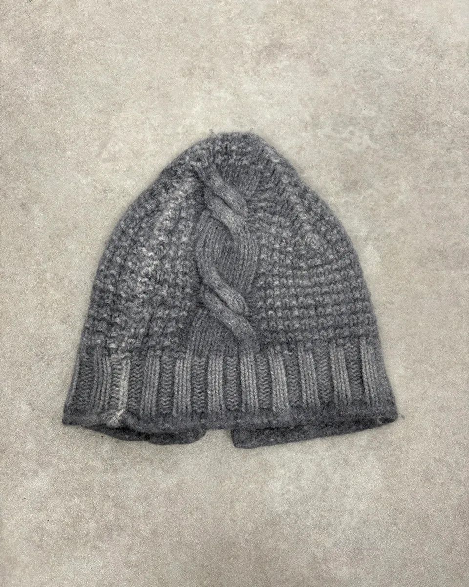 Diesel Diesel Grey Wool Attached Beanie Size ONE SIZE - 1 Thumbnail