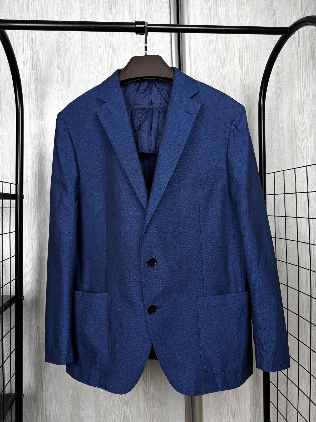 Other San Remo 1950 x Duca Visconti diModrone blue cotton blazer Size 48R - 2 Thumbnail