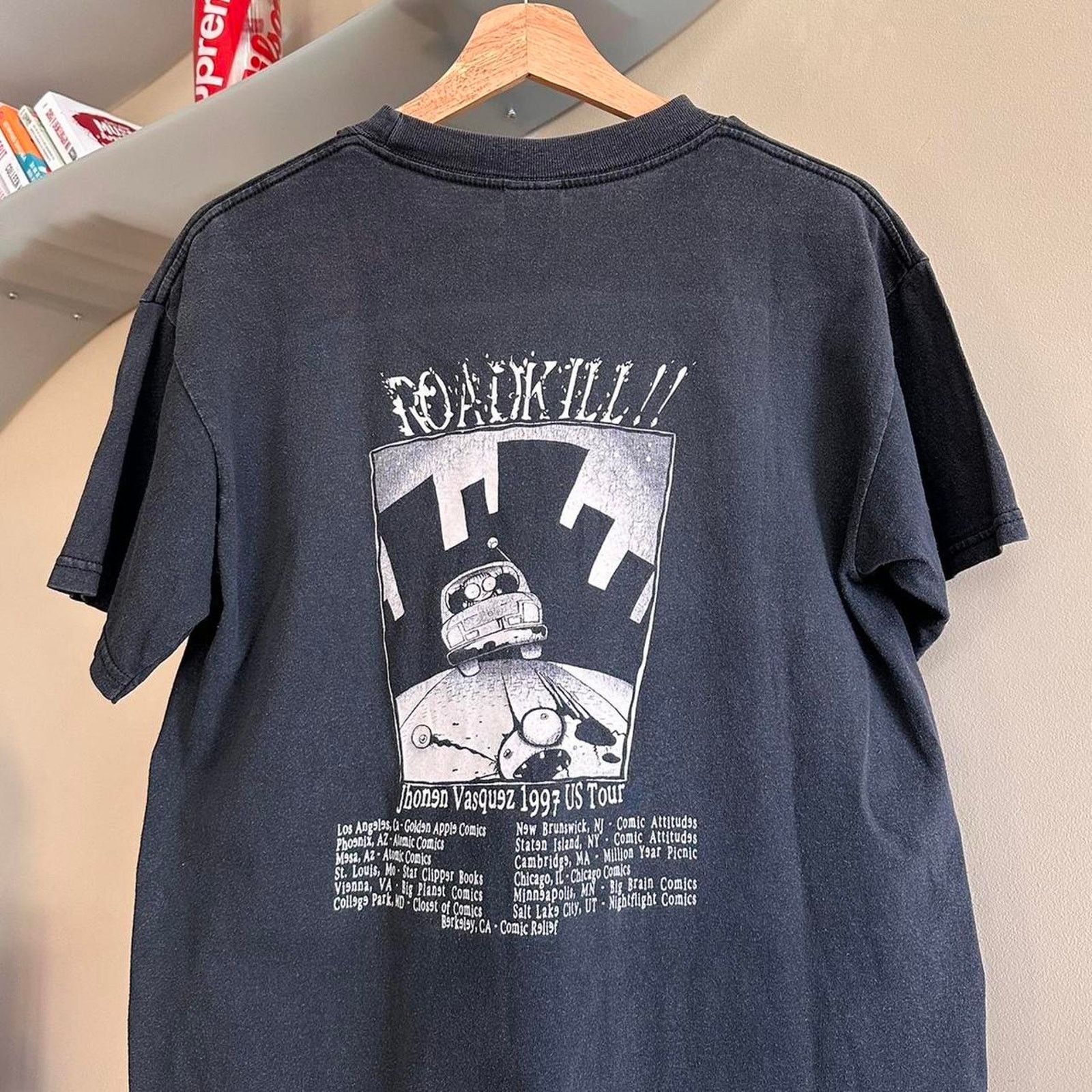 Band Tees × Vintage Vintage 1997 Jhonen Vasquez Road Kills Shirt Size US M / EU 48-50 / 2 - 5 Thumbnail