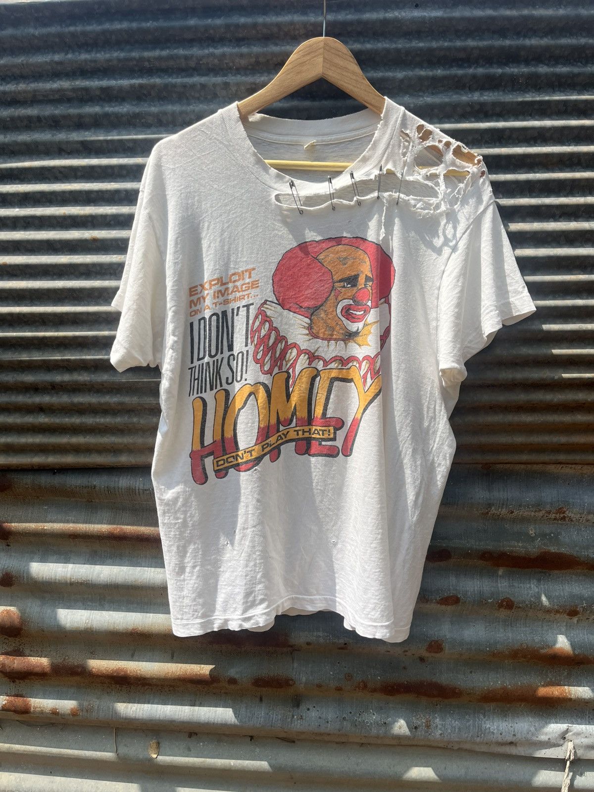 Vintage Thrashed HOMEY don’t play that 80s’ Distressed Size US L / EU 52-54 / 3 - 1 Thumbnail
