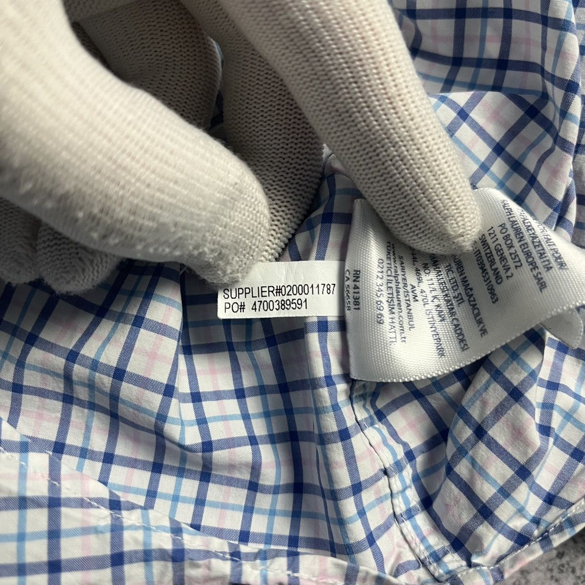 Polo Ralph Lauren × Vintage Ralph Lauren Checkered Shirt Button Down Short Sleeve Luxury Size US XXL / EU 58 / 5 - 11 Thumbnail