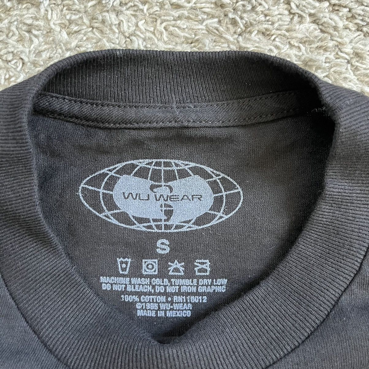 Wu-Tang Clan 🔴Wu-Wear Shirt Size Small Wu-Tang Globe Black Yellow Gza Size US S / EU 44-46 / 1 - 6 Thumbnail