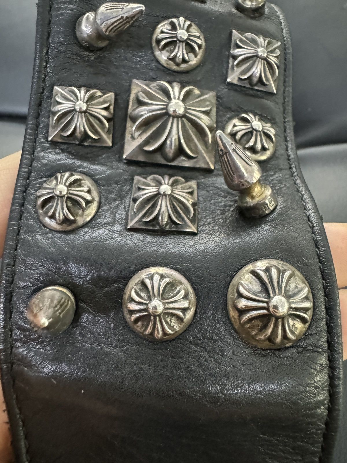 Chrome Hearts Chrome hearts leather bracelet wrap Size ONE SIZE - 2 Thumbnail