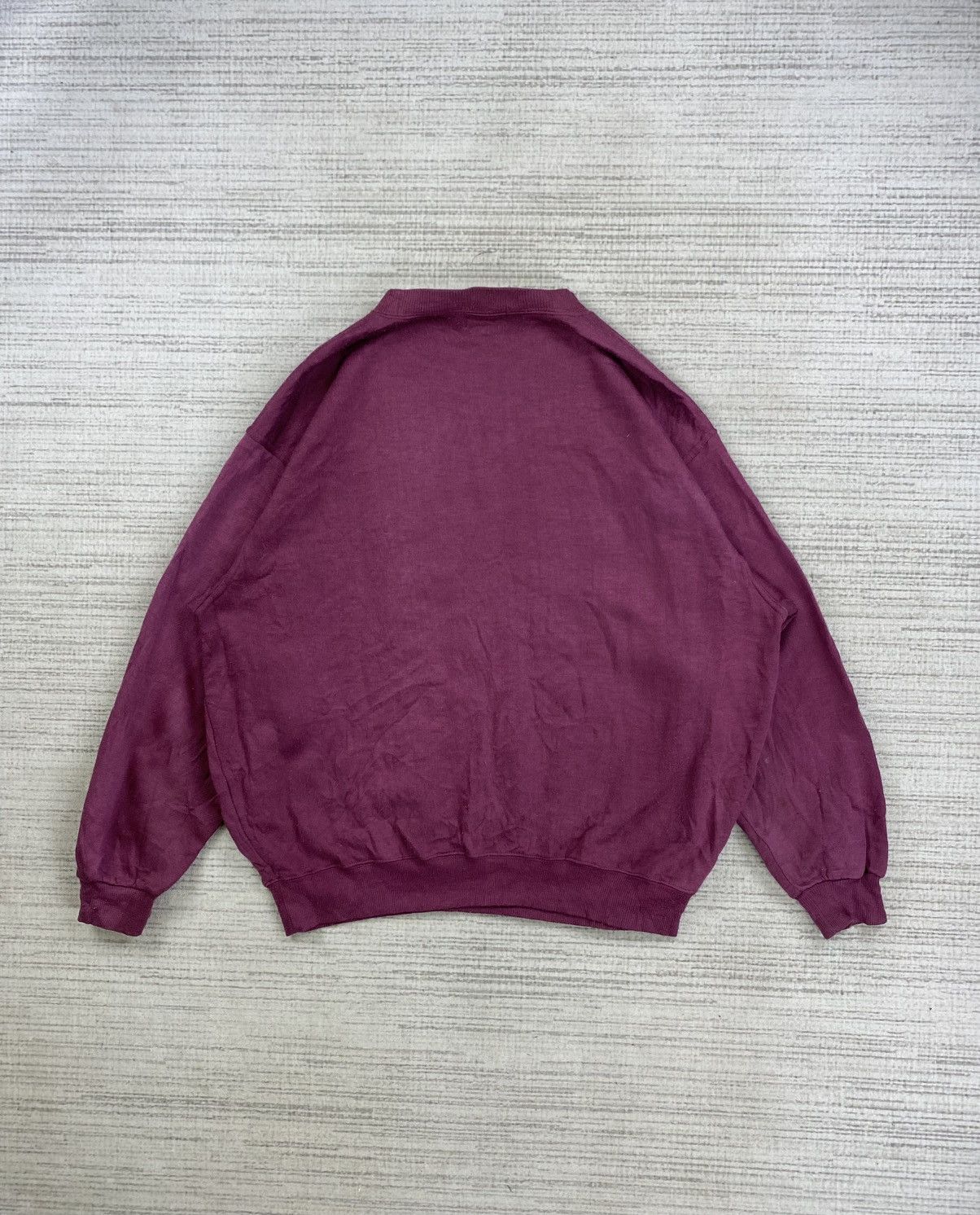 Valentino × Vintage Vintage Anrico Valentino Big Logo Sweatshirt Size US XL / EU 56 / 4 - 2 Thumbnail