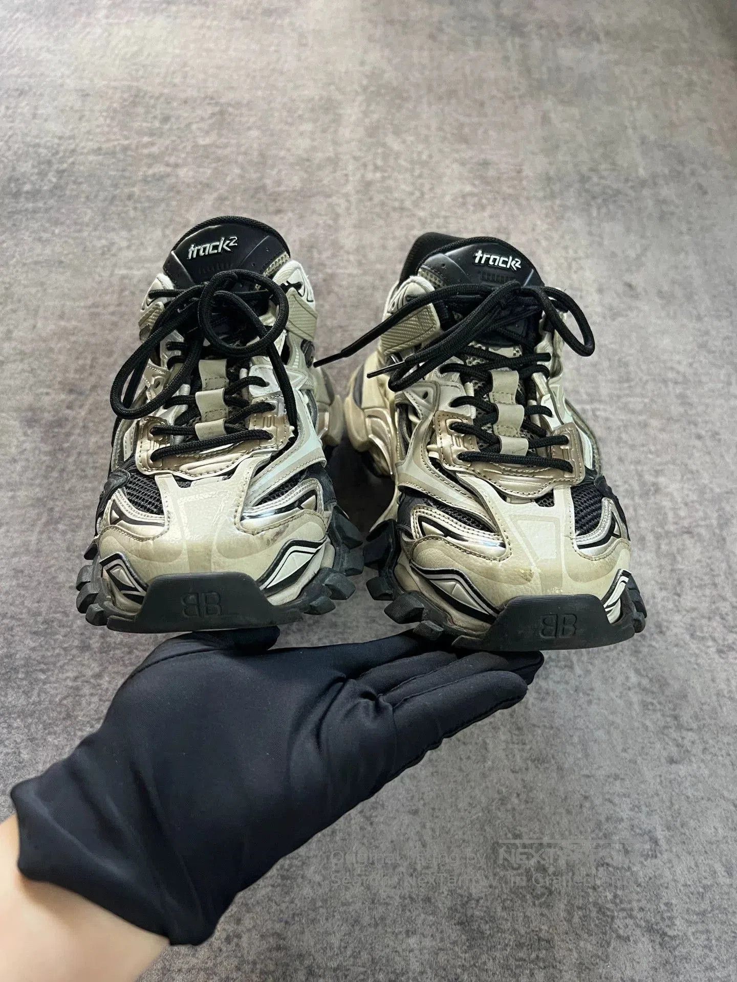 Balenciaga balenciaga beige track sneakers size 9. Size US 9 / EU 42 - 5 Thumbnail