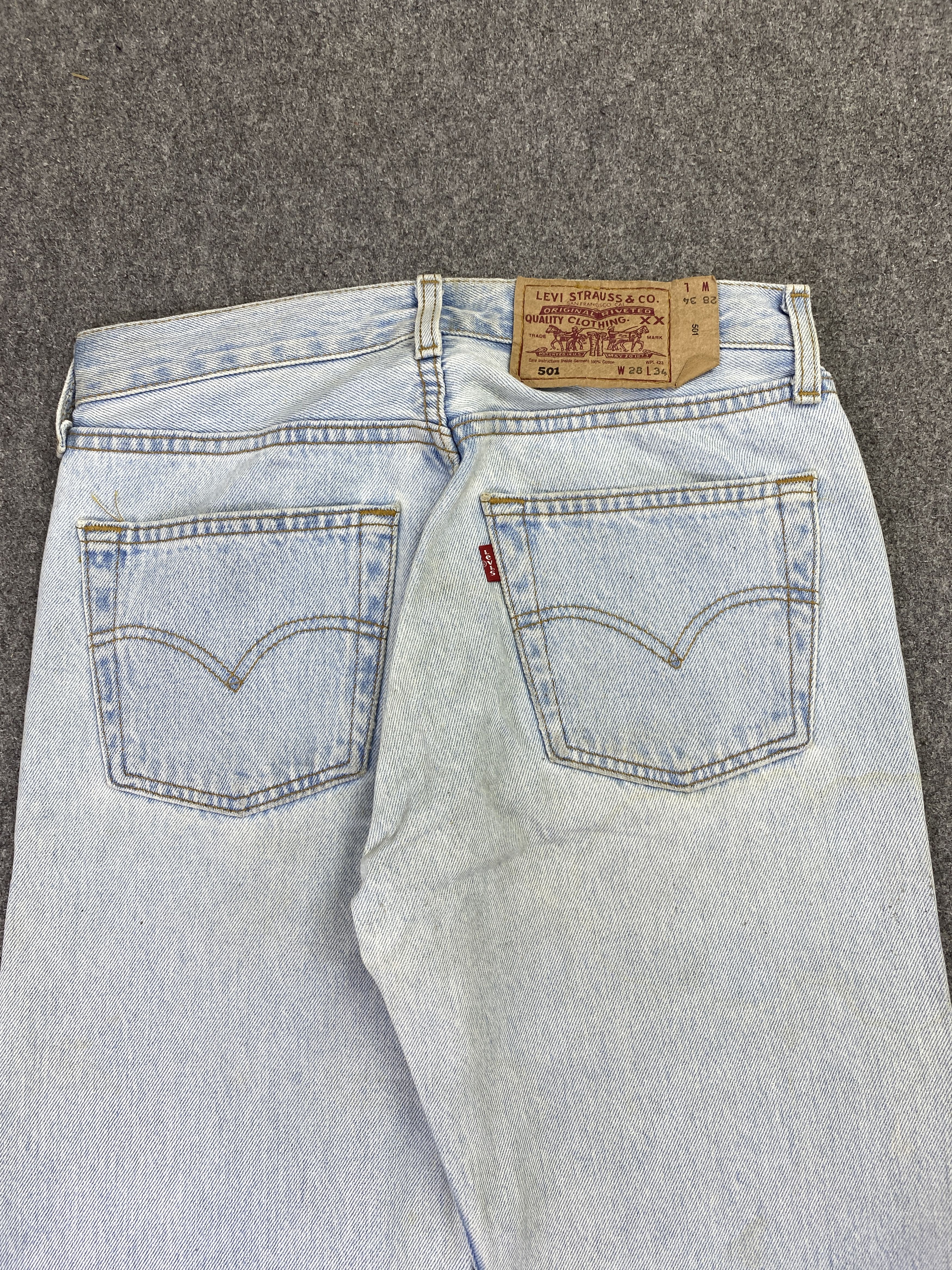 Levi's Vintage Levis 501 Light Washed Jeans DP2856 Size US 28 / EU 44 - 4 Thumbnail