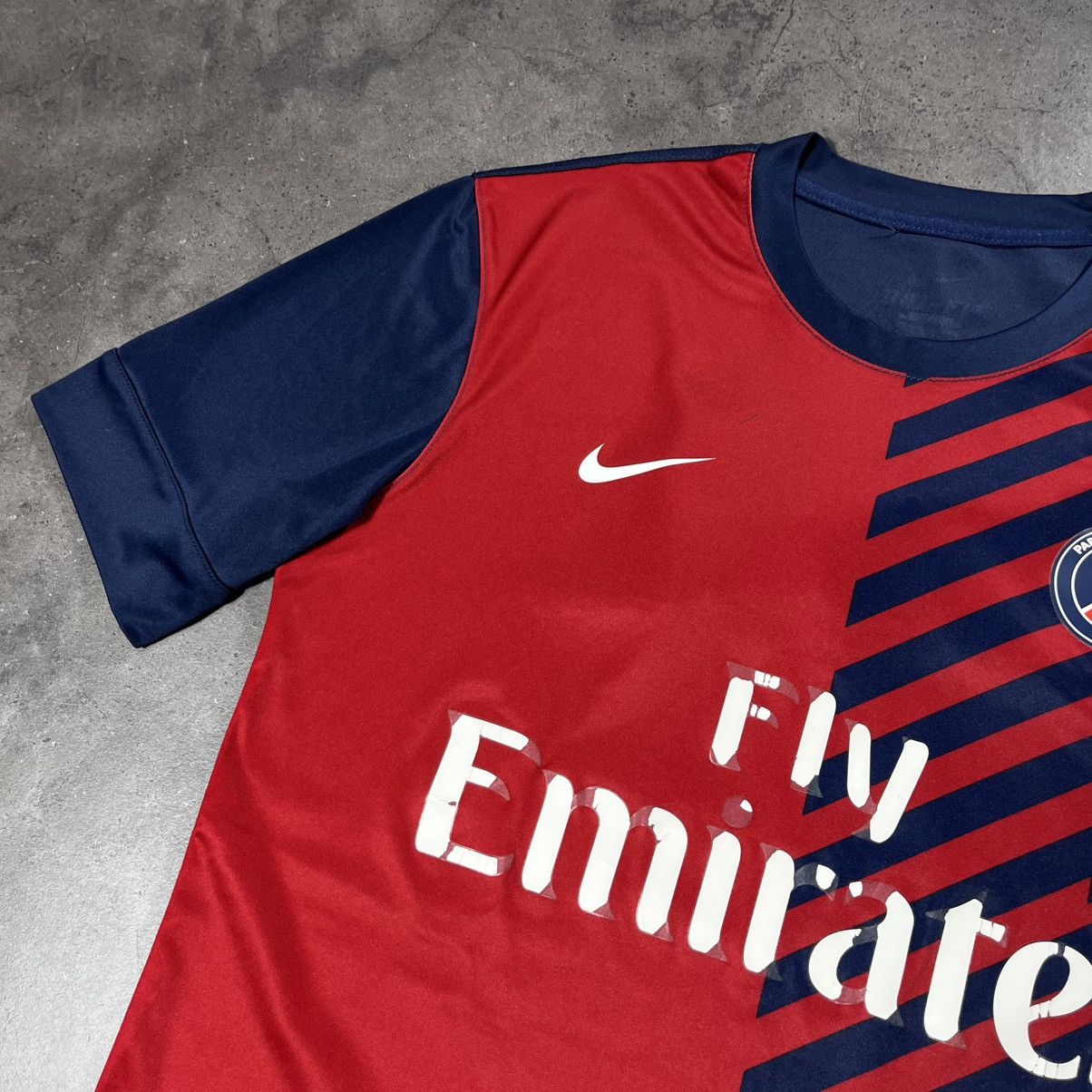 Nike Vintage Nike Paris Saint Germain PSG Blokecore Jersey Tee Size US M / EU 48-50 / 2 - 3 Thumbnail
