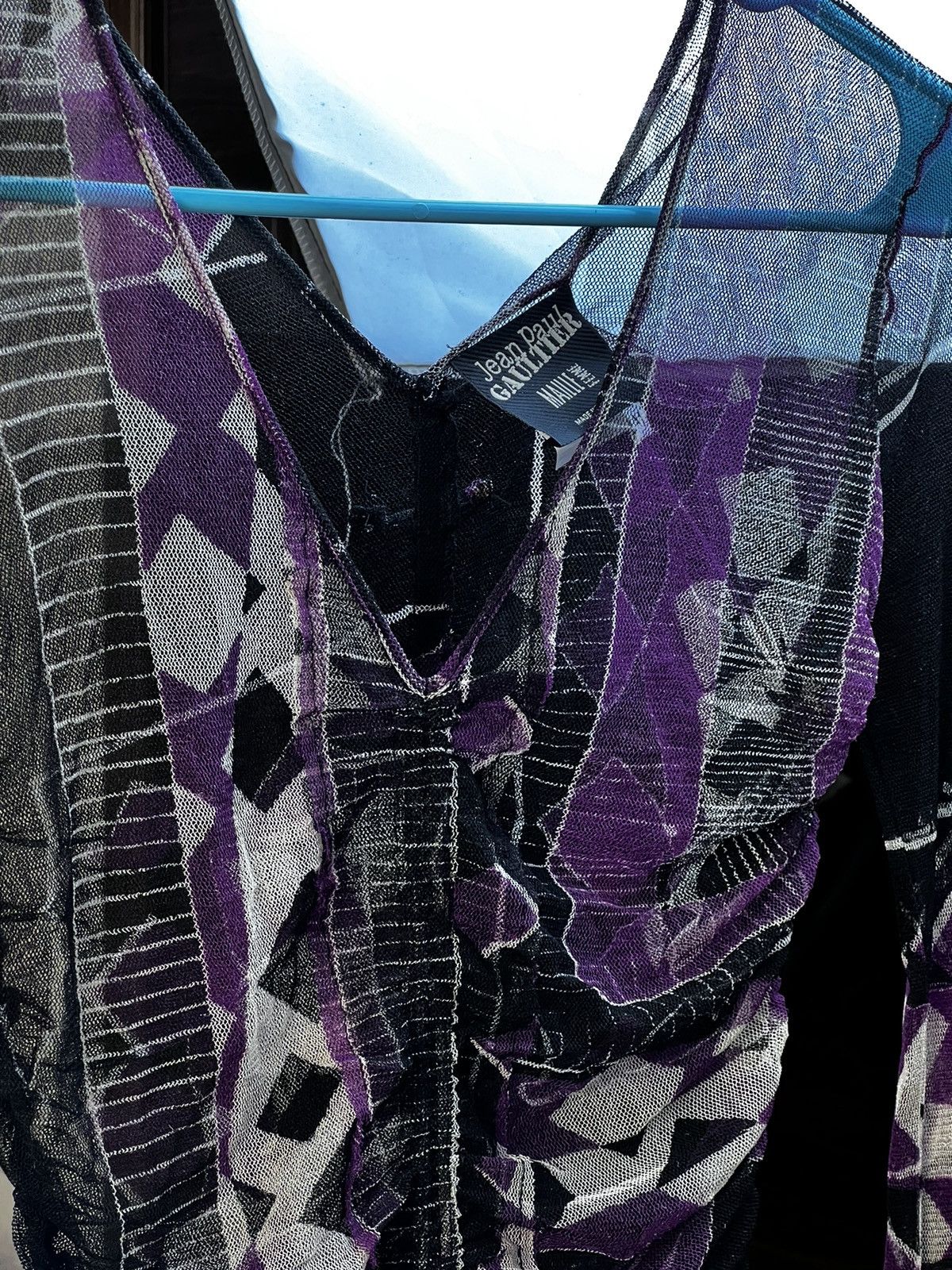 Jean Paul Gaultier Jean Paul Gaultier Multicolour Mesh Extra Long Sleeve Shirt Size M / US 6-8 / IT 42-44 - 13 Thumbnail