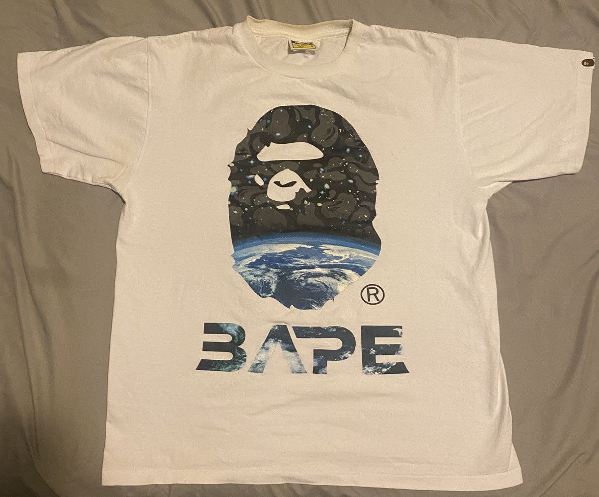 Bape Space Camo Ape Head tee Size US L / EU 52-54 / 3 - 1 Thumbnail
