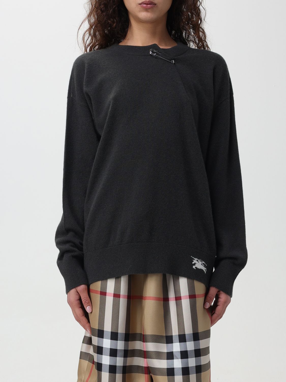 image of Burberry Sweater Woman Black, Women's (Size Large)