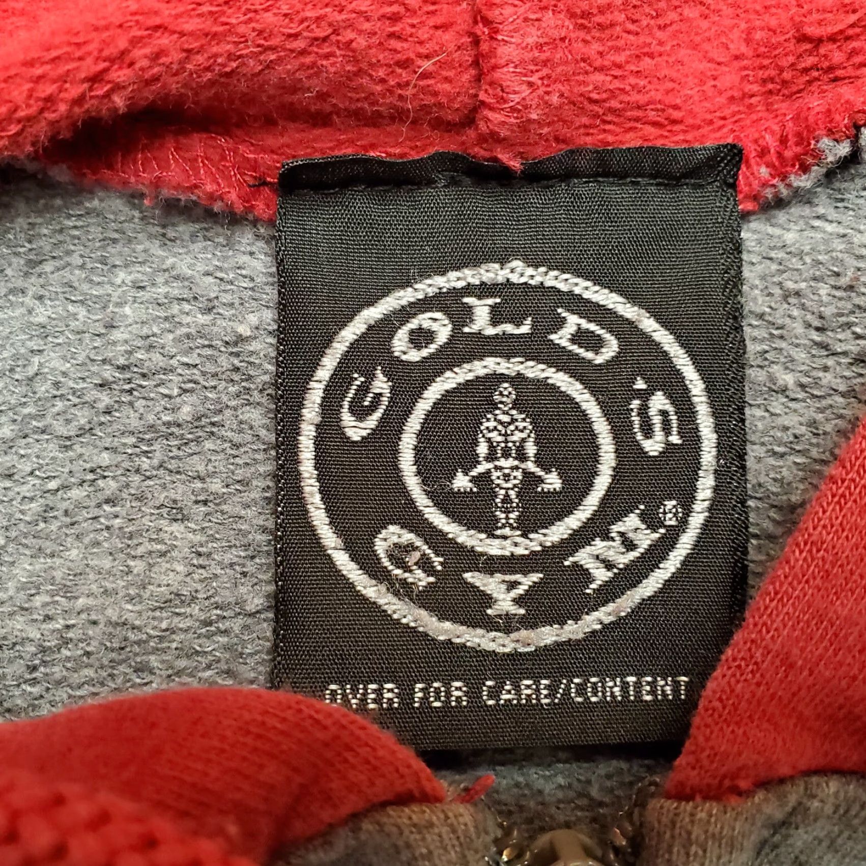 Vintage VINTAGE Gold's Gym Hoodie Women L Red Gray 100% Cotton Logo Hooded Casual USA Womens Size L / US 10 / IT 46 - 5 Thumbnail
