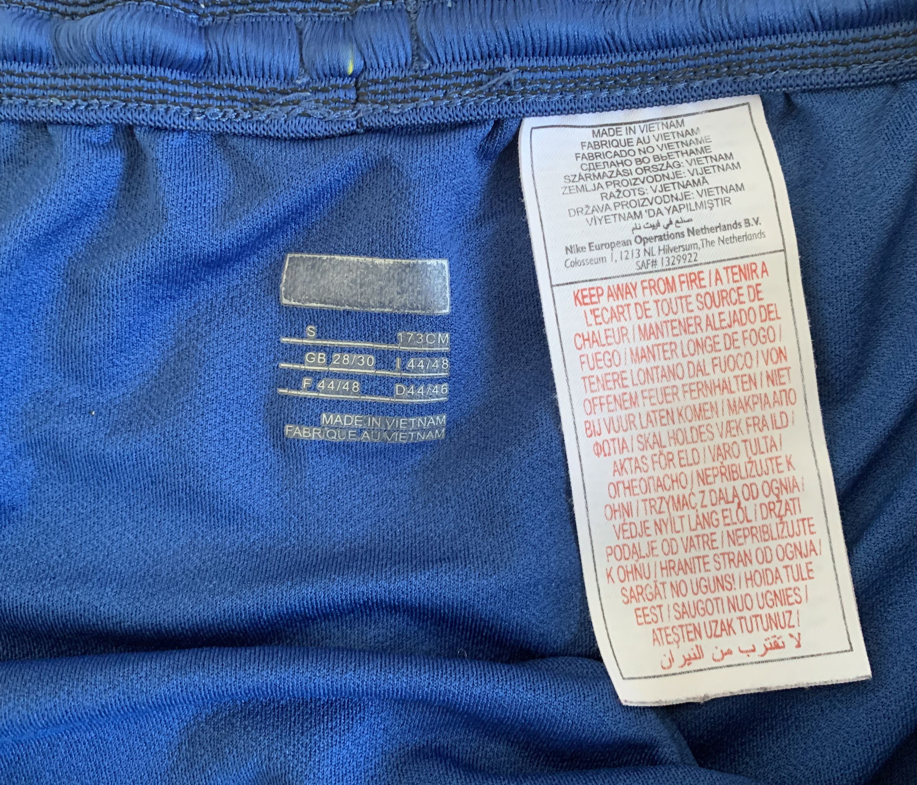 Nike Y2K NIKE BARCELONA FC Shorts Soccer Football Kit Jersey Size US 30 / EU 46 - 6 Thumbnail