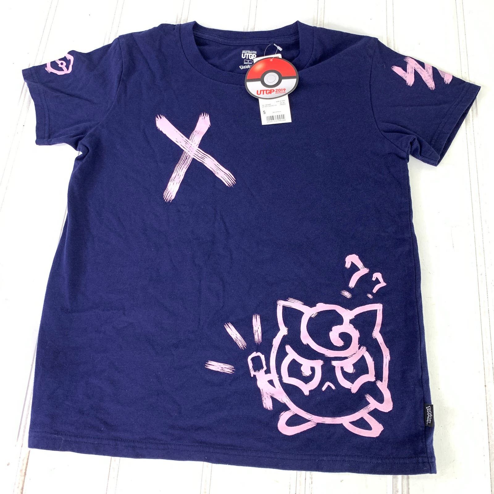 UTGP x Uniqlo S Pokemon Jigglypuff T Shirt Tee Blue Graphic
