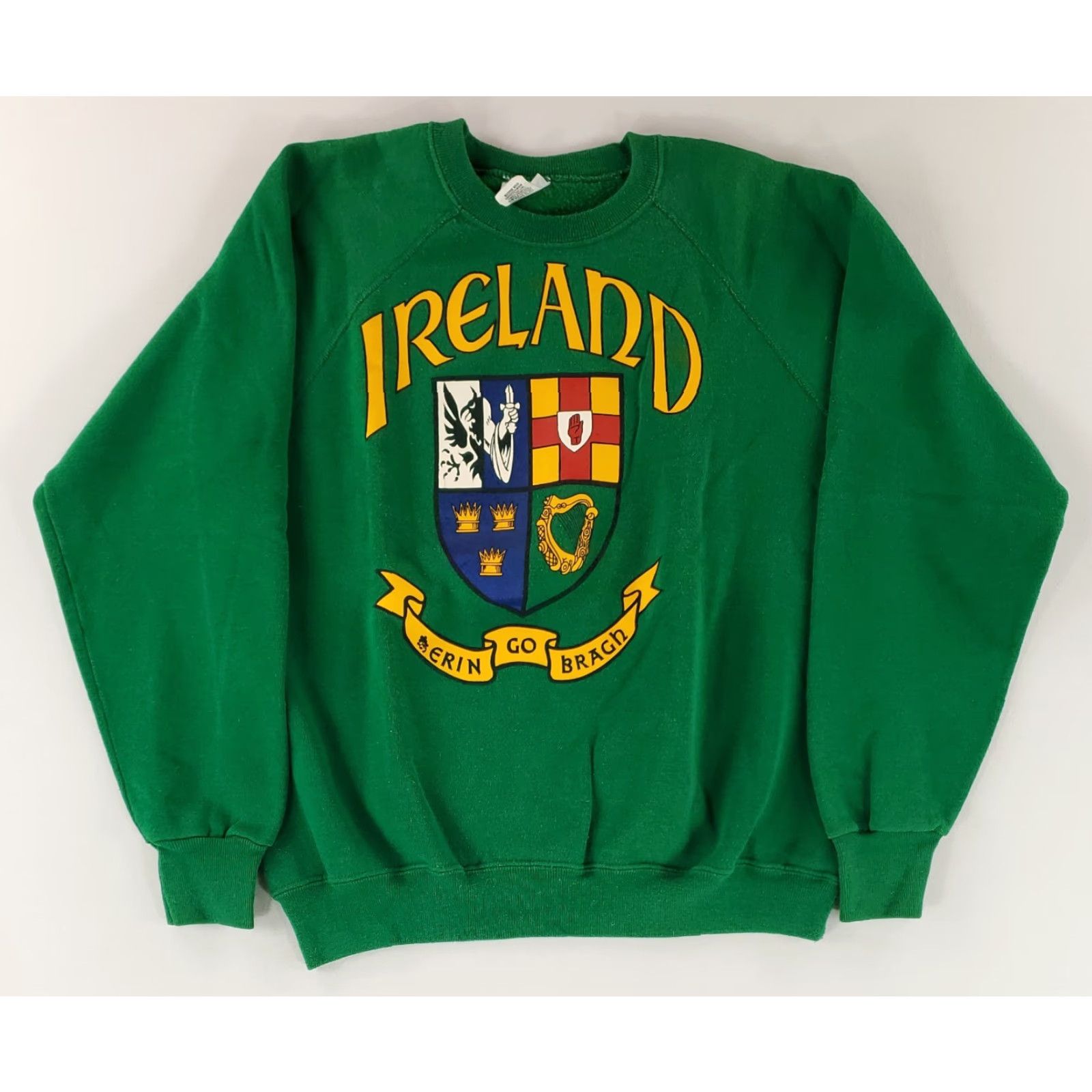Lee VINTAGE Lee Sweatshirt Ireland St Patrick's Day Erin Go Bragh Green Mens XL Crew Neck Sweatshirt Size US XL / EU 56 / 4 - 2 Thumbnail