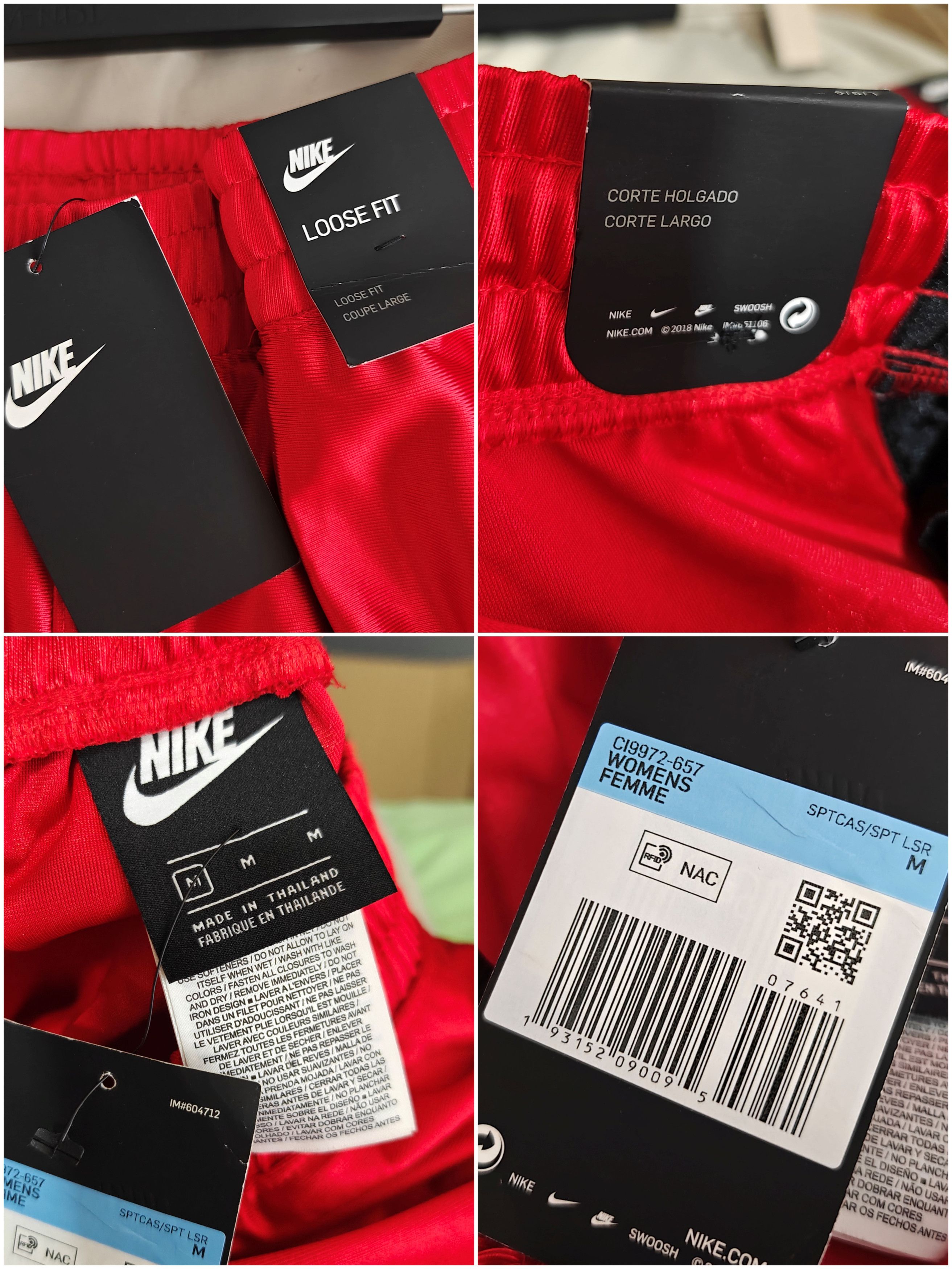 Nike Nike Popper Track Pants Red Casual Streetwear size M Size 32" / US 10 / IT 46 - 11 Thumbnail