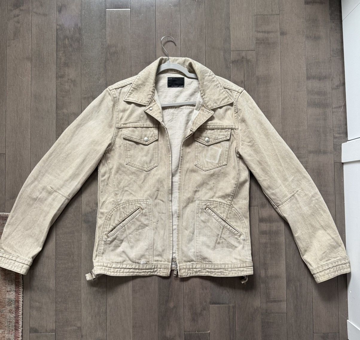 Number (N)ine Number Nine n(n) Beige Denim Jacket Size US M / EU 48-50 / 2 - 1 Thumbnail