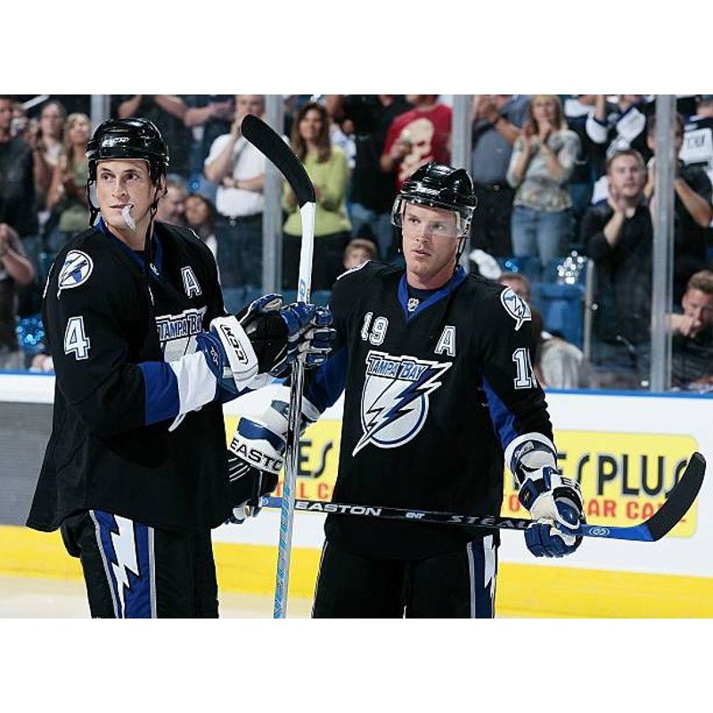 NHL × Reebok LeCAVALIER 4 Tampa Bay Lightning 2000s RBK jersey XL NHL vtg Size US XL / EU 56 / 4 - 11 Thumbnail