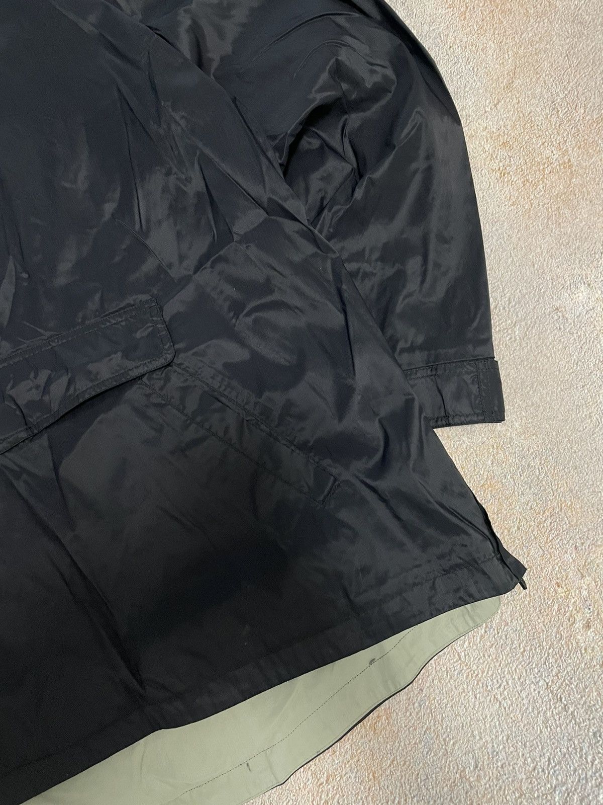Nike Vintage Nike Nylon Drill Black Jacket Anorak Big Logo Size US XL / EU 56 / 4 - 6 Thumbnail