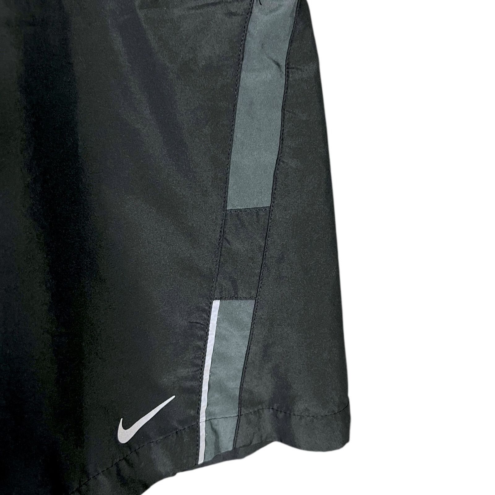 Nike Nike Dri-Fit Mens Large Black Gray Lined 7" Running Shorts Size US 36 / EU 52 - 3 Thumbnail