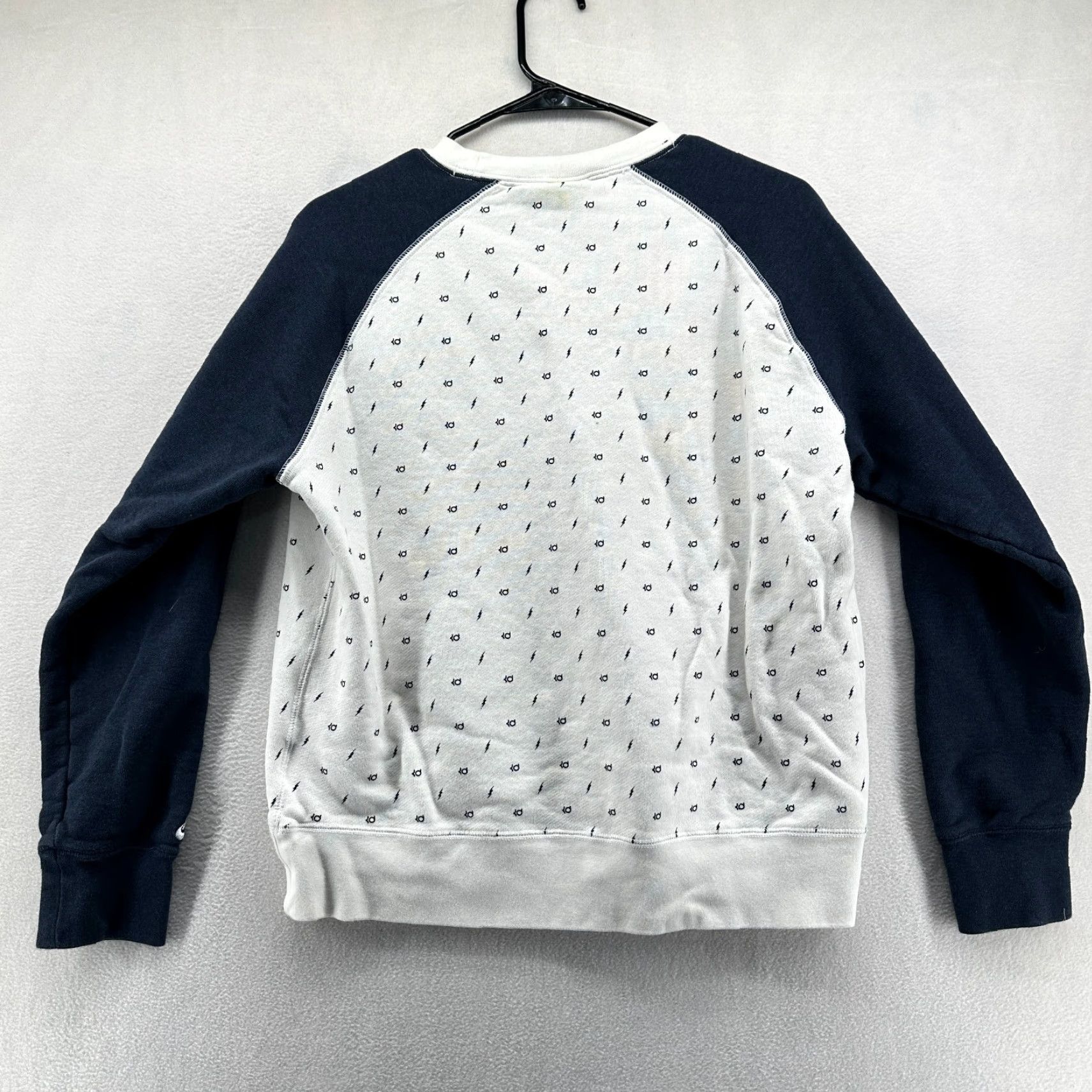 Nike Nike Kevin Durant Pullover Sweatshirt Adult Medium Blue White Long Sleeve Crew Neck Cotton Regular Mens Size US M / EU 48-50 / 2 - 2 Thumbnail