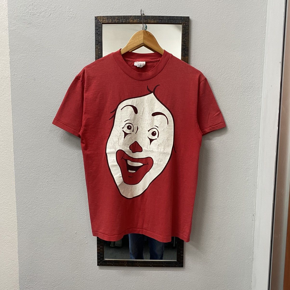 Vintage Vintage 90s ROLAND McDONALD Big Face Graphic Tee Size US M / EU 48-50 / 2 - 1 Thumbnail