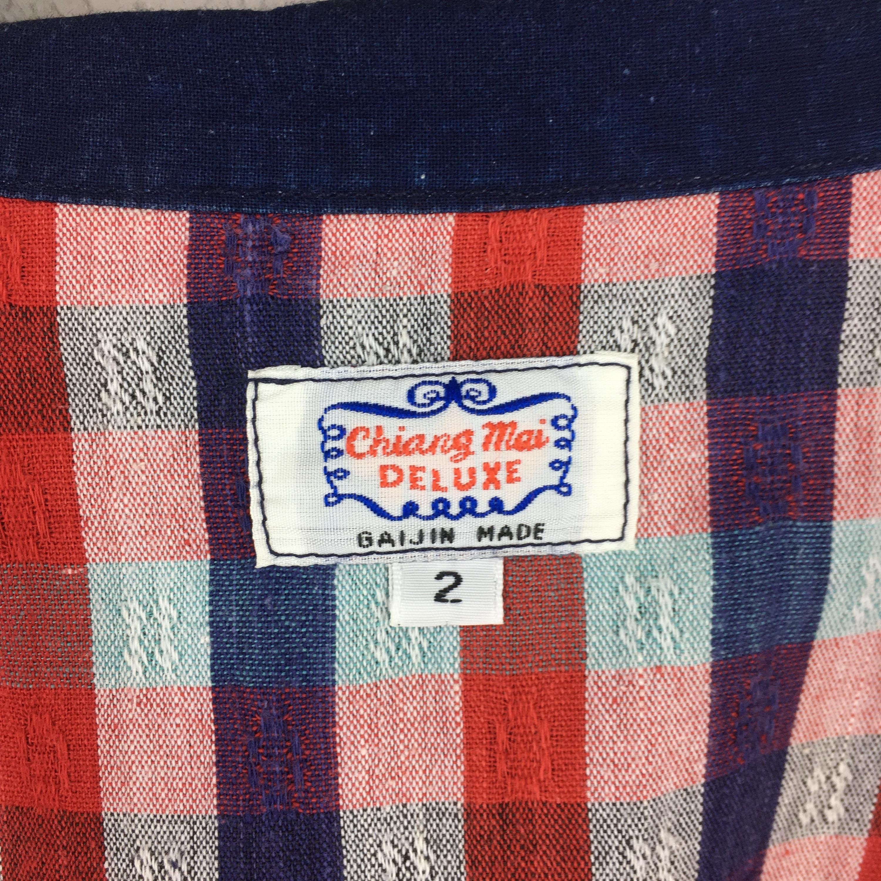 Japanese Brand 90s Gaijin Made Denim Mandarin Indigo Worker Jacket M Size US M / EU 48-50 / 2 - 6 Thumbnail