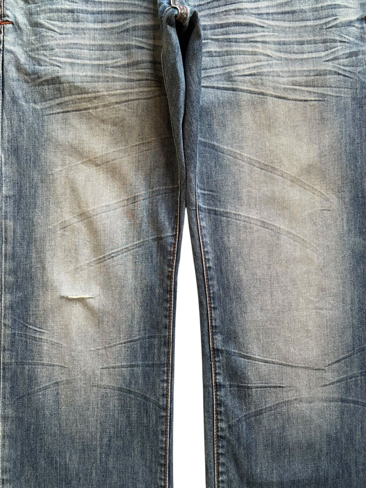 Rocawear Vintage Rocawear Mud Wash Wide Leg Distressed Baggy Jeans Size US 36 / EU 52 - 5 Thumbnail