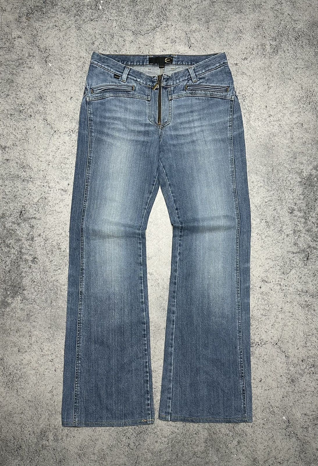 Just Cavalli Vintage Just Cavalli Flared Baggy Jeans Pants Size 30" / US 8 / IT 44 - 1 Thumbnail