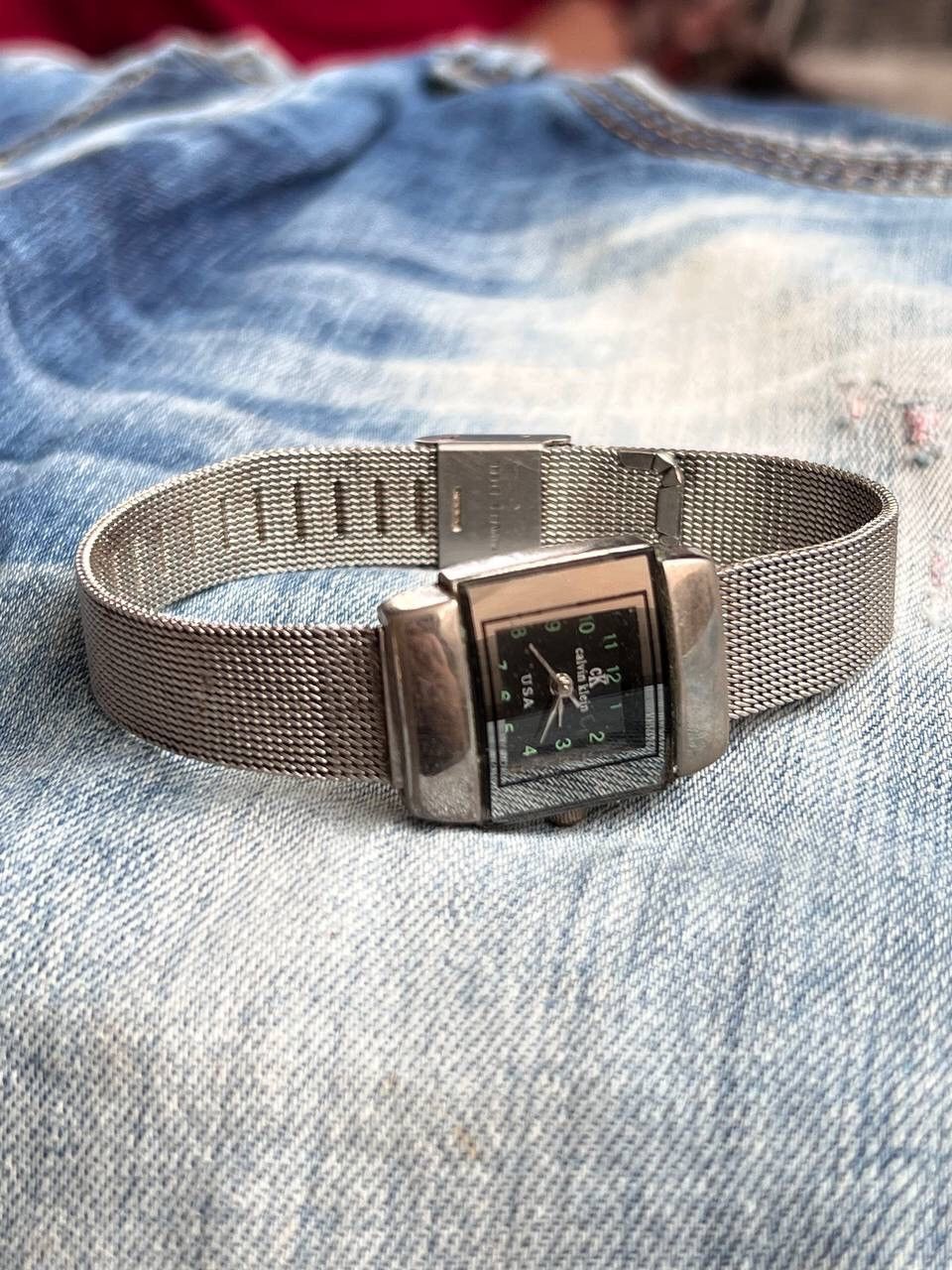 Japanese Brand × Vintage Vintage Calvin Klein USA 90s Full Steel futuristic Watch Size ONE SIZE - 1 Thumbnail