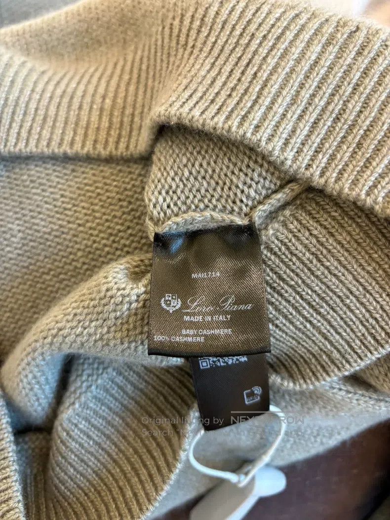 Loro Piana Loro Piana Women's Crew Neck Cashmere Sweater Size S / US 4 / IT 40 - 5 Thumbnail