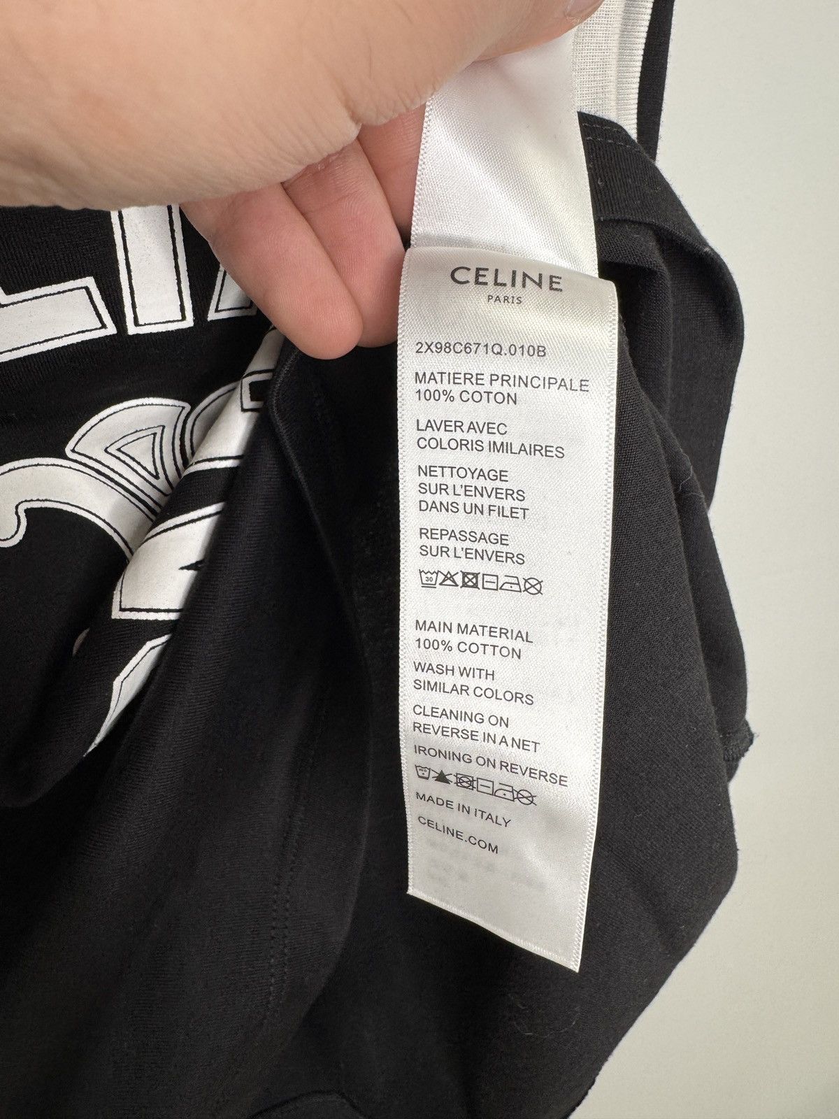 Celine Logo Tank Top Size L / US 10 / IT 46 - 5 Thumbnail