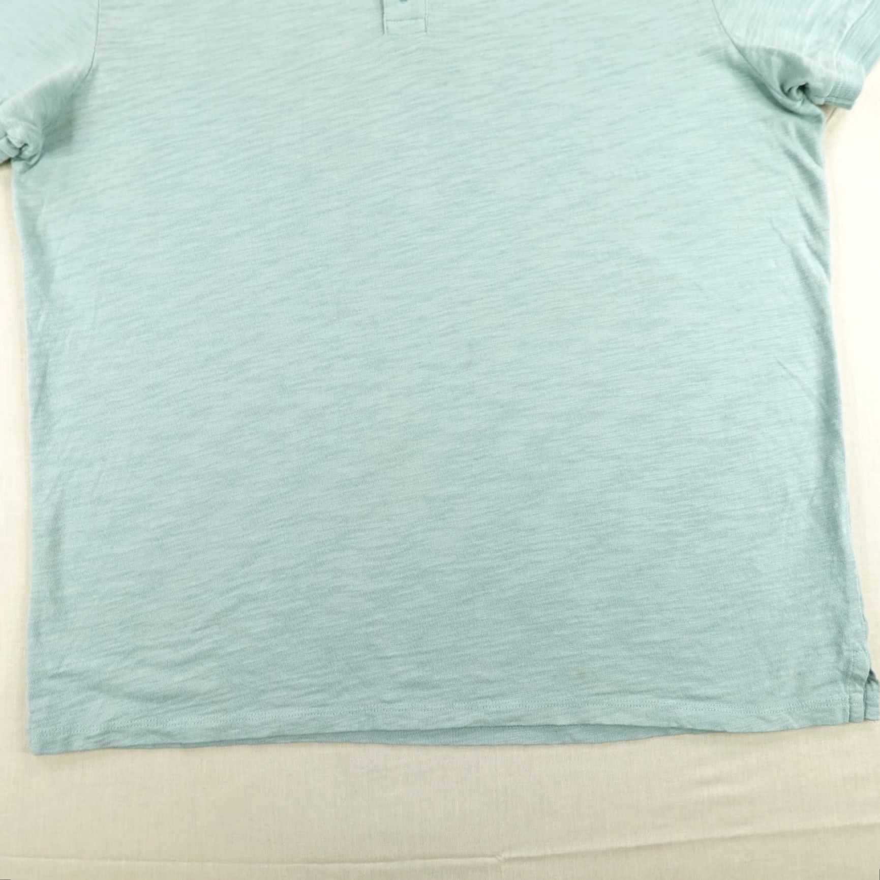 Vince Vince Polo Shirt Mens Large Mint Green Heather Short Sleeve Cotton Casual Size US L / EU 52-54 / 3 - 3 Thumbnail