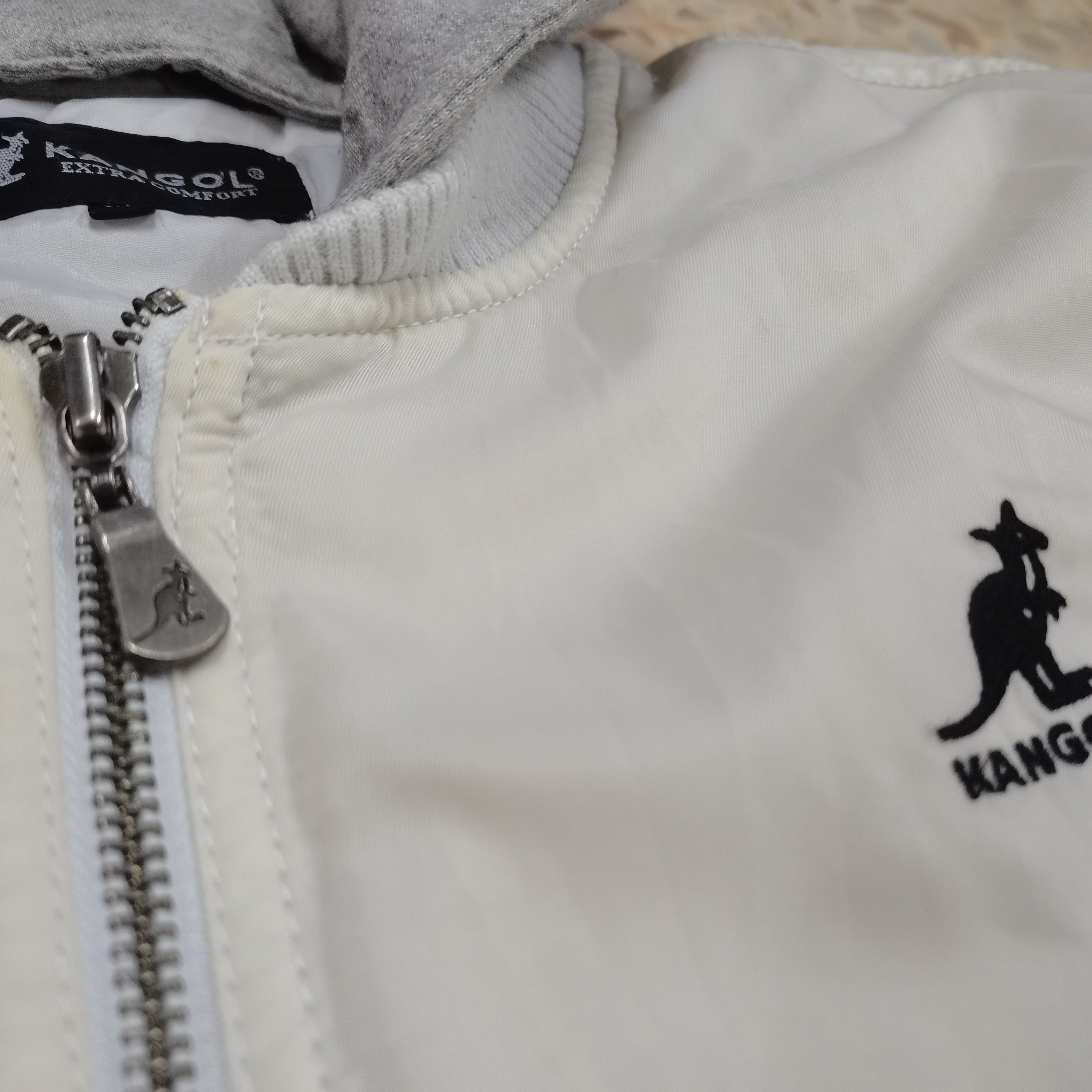Japanese Brand × Kangol KANGOL Removable Hoodie Bomber Jacket Size US M / EU 48-50 / 2 - 14 Thumbnail