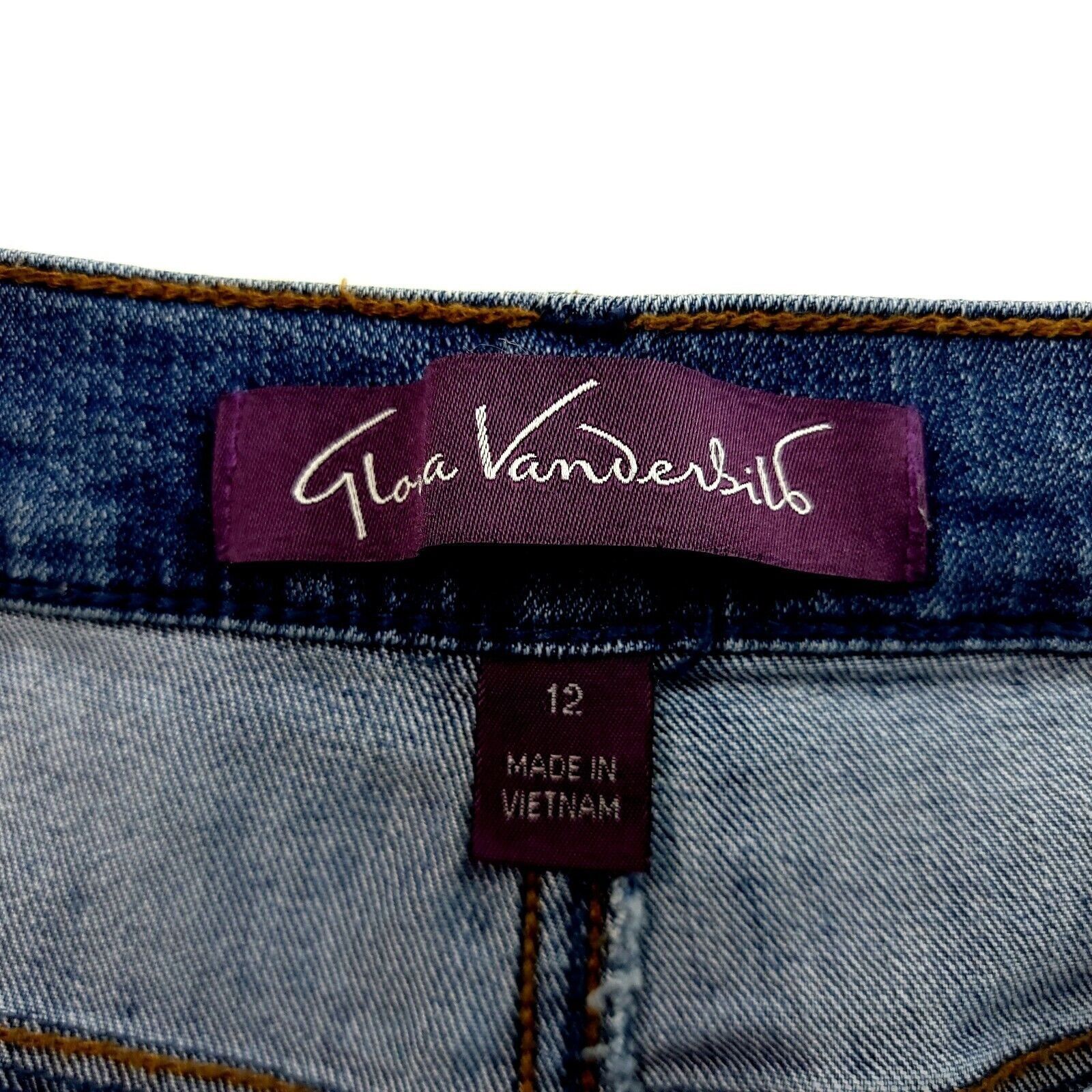Gloria Vanderbilt Gloria Vanderbilt Amanda Denim Blue High Rise Jeans Size 12 Size 34" / US 12 / IT 48 - 4 Thumbnail