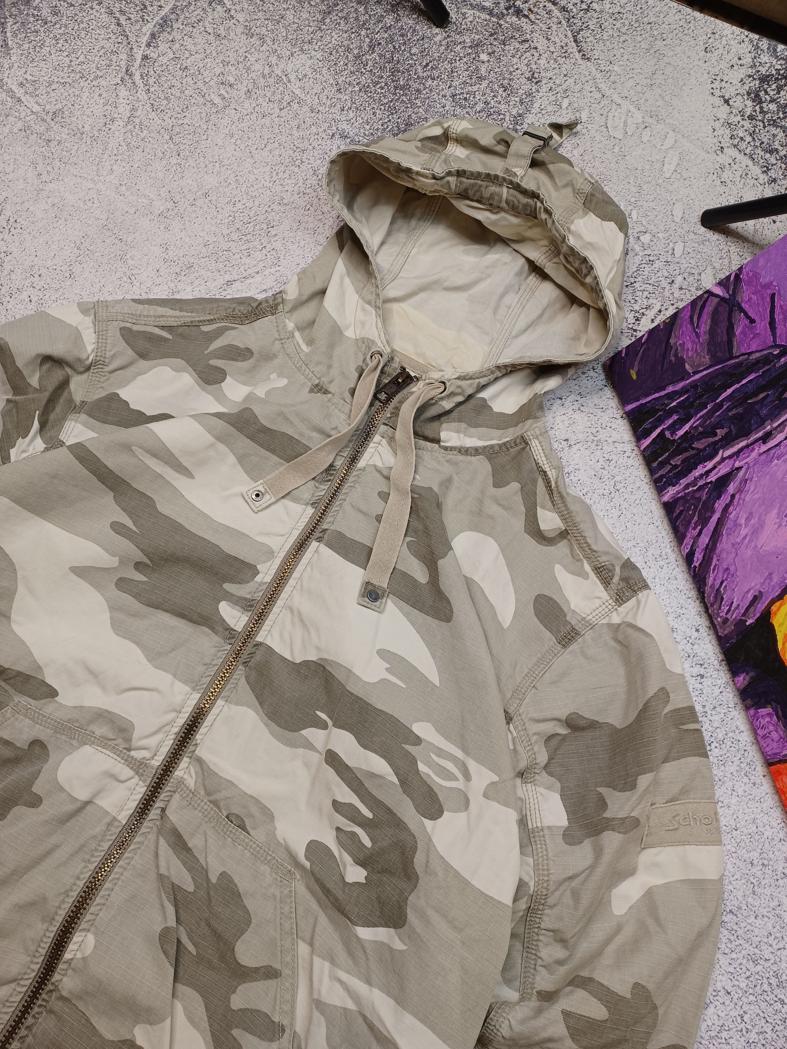 Schott × Vintage Crazy Camo Schott NYC Jacket Size US L / EU 52-54 / 3 - 5 Thumbnail