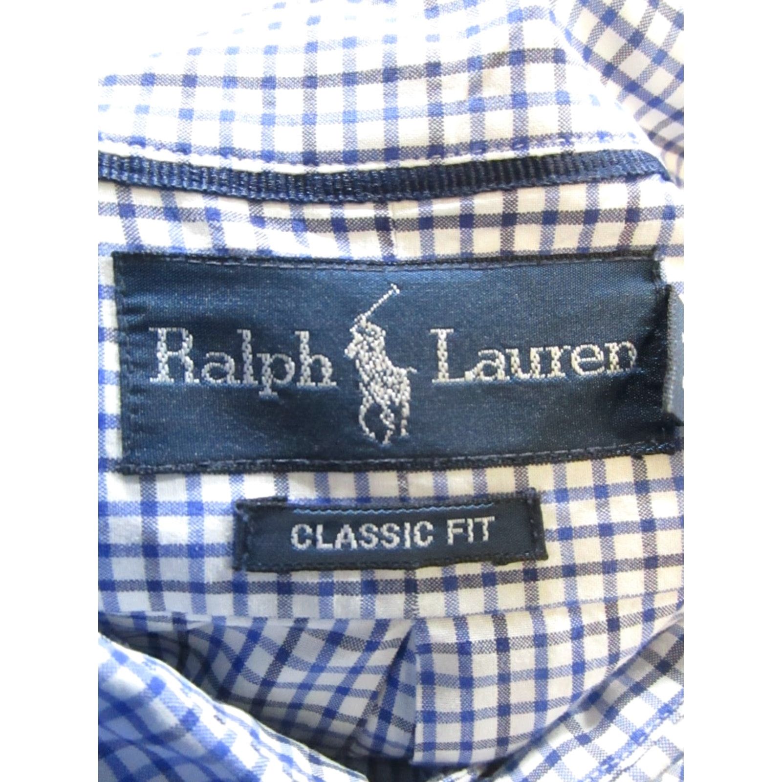 Ralph Lauren Ralph Lauren Shirt Mens XL Blue Cotton Button-Up Oxford Check Size US XL / EU 56 / 4 - 3 Thumbnail