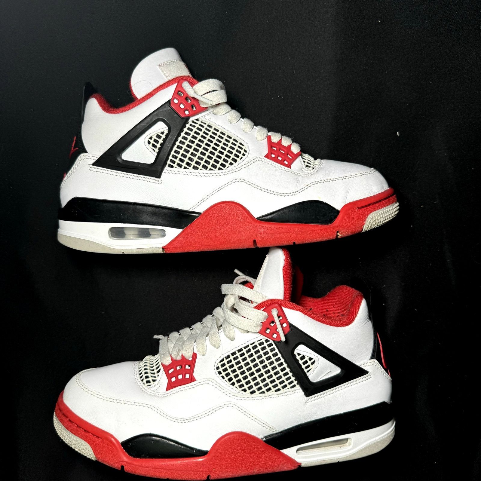 Jordan Brand × Nike Size 7.5 - Air Jordan 4 Retro OG Fire Red 2020 Men's Shoes Size US 7.5 / EU 40-41 - 3 Thumbnail