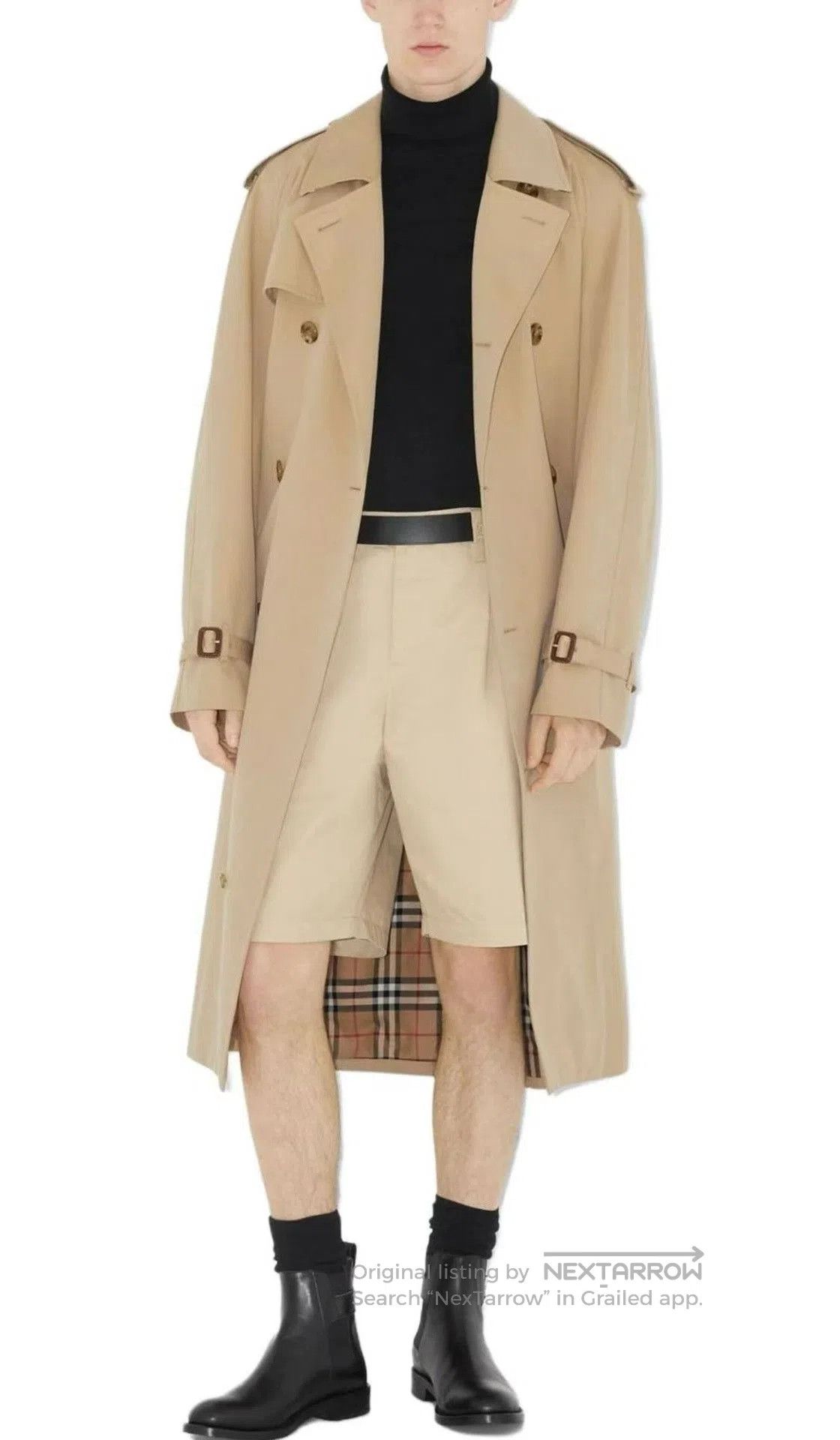 Burberry Burberry SS23 Solid Equestrian Knight Embroidered Shorts Me Size US 35 - 7 Thumbnail