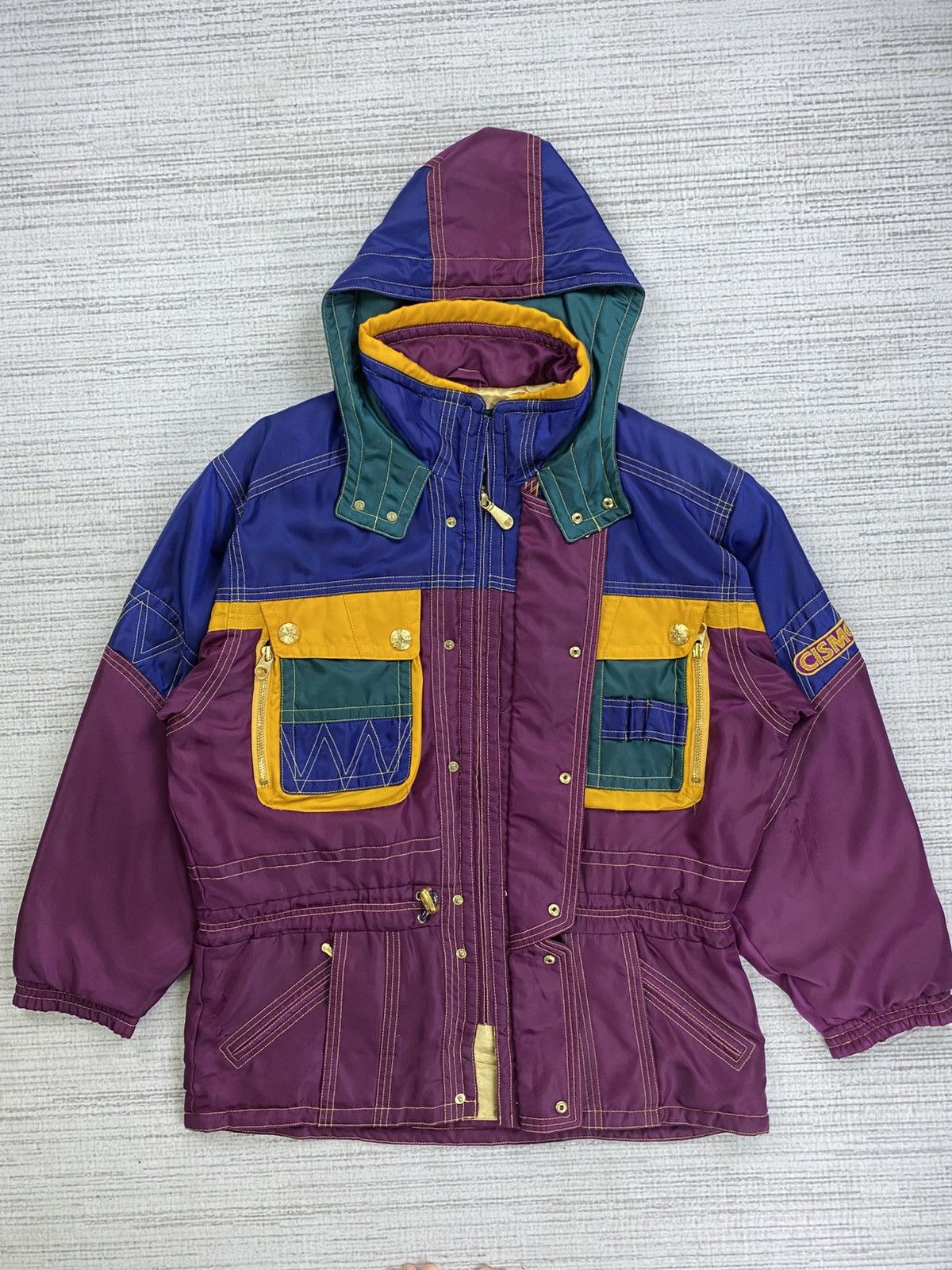 Japanese Brand × Vintage Vintage Cismon Bomber Ski Wear Multicolour Jacket Size US L / EU 52-54 / 3 - 10 Thumbnail
