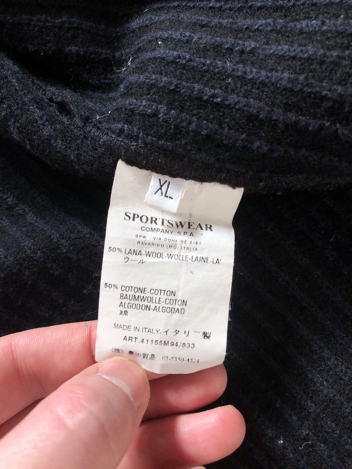 Stone Island × Vintage Stone Island AW04 Knitted Zip-Up Sweater Size US L / EU 52-54 / 3 - 13 Thumbnail