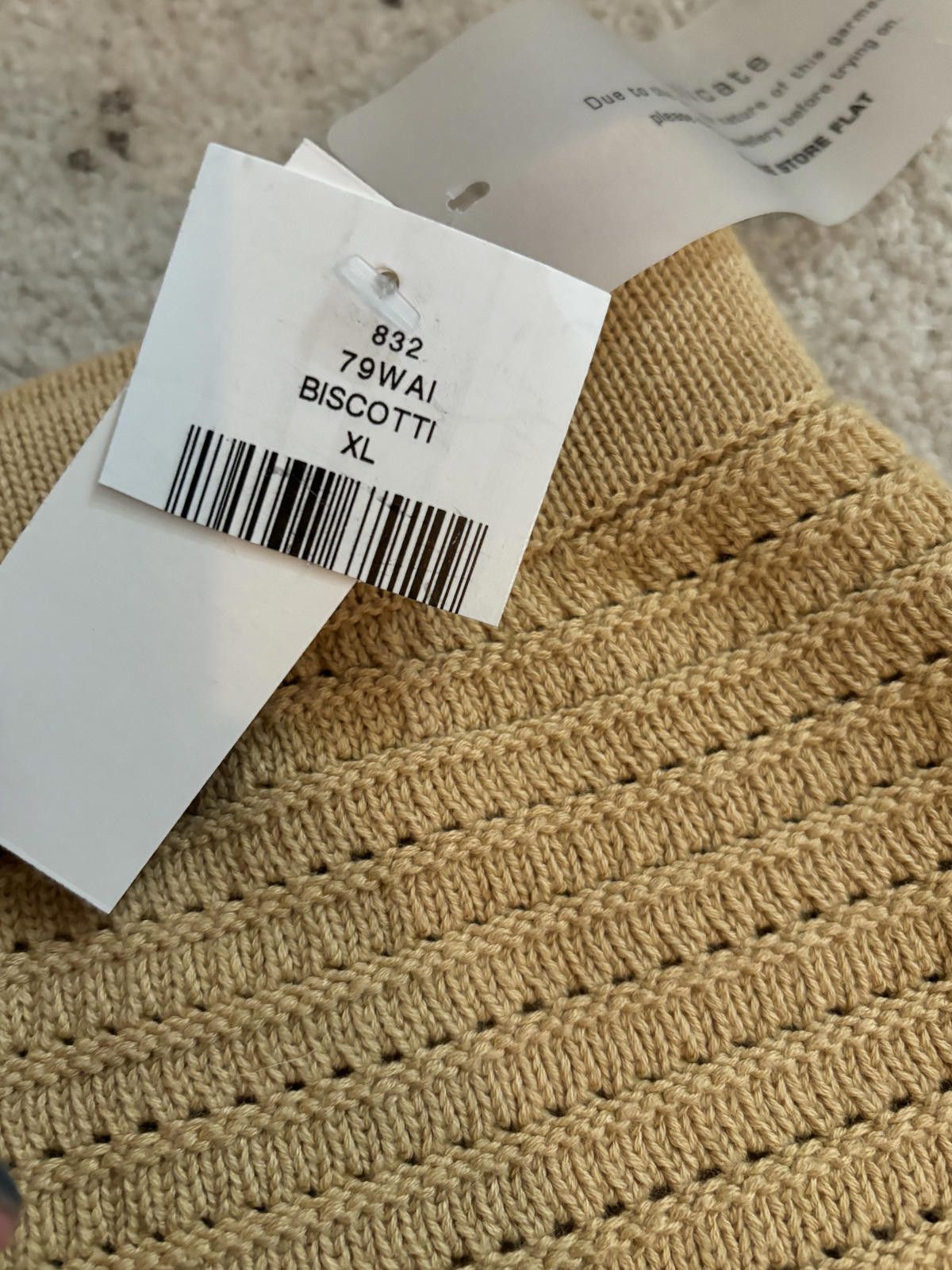 French Connection NWT French Connection Biscotti Knitted Shorts - Size XL Size 40" / US 18 - 4 Thumbnail