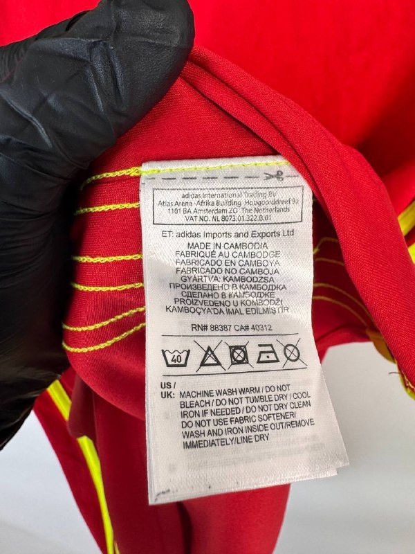 Adidas BELGIUM 2015 2016 HOME SHIRT JERSEY ADIDAS AA8744 Sz L Size US L / EU 52-54 / 3 - 3 Thumbnail