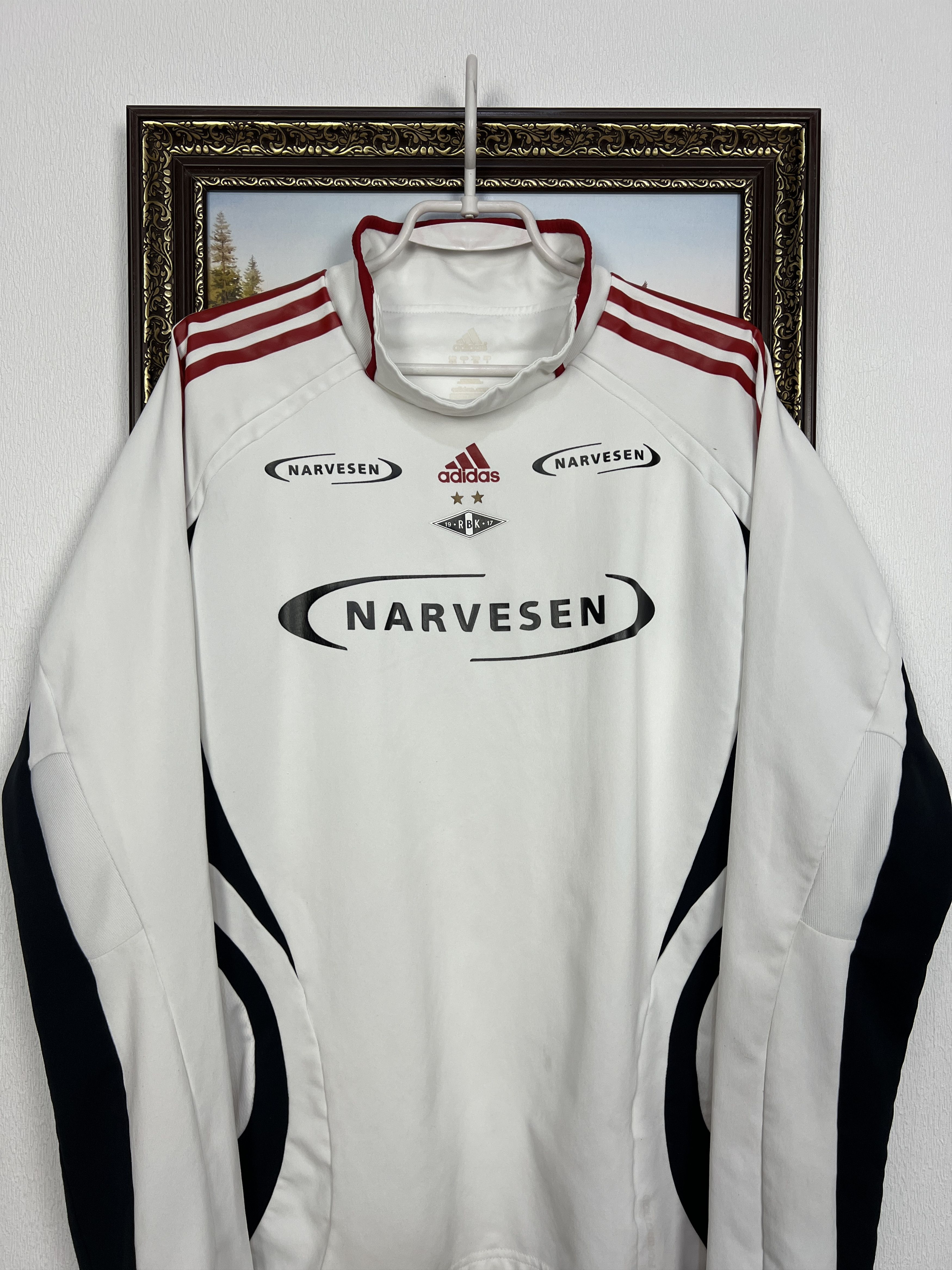 Adidas Vintage Adidas Rosenborg Football Sweatshirt Train Soccer Size US L / EU 52-54 / 3 - 2 Thumbnail