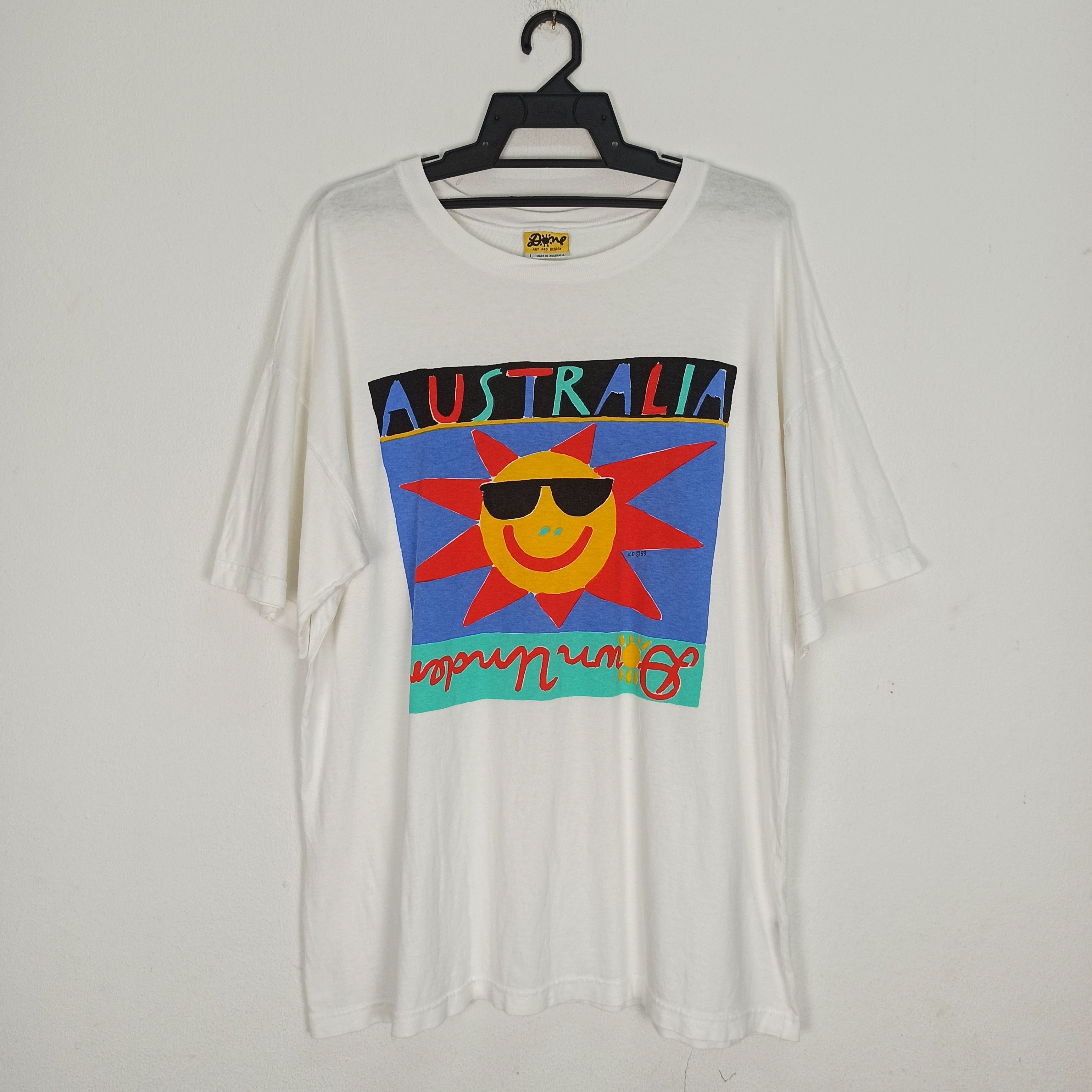 Vintage Vintage 80's Art Ken Dome Australia Tshirt Single Stitch Size US L / EU 52-54 / 3 - 1 Thumbnail