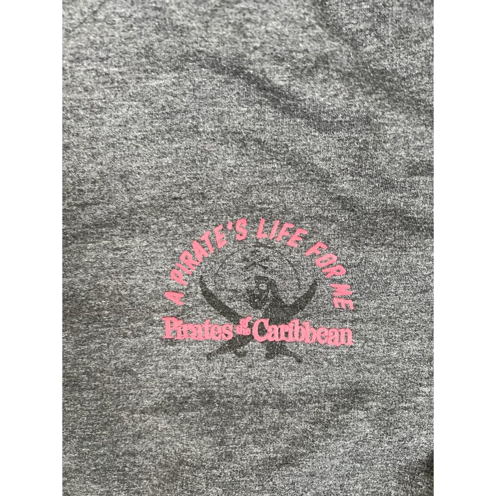 Disney VINTAGE Disney Pirates Of The Caribbean Hoodie XS Gray Mens Hooded Graphic Print All Seasons Dead Men Tell No Tales Size US XS / EU 42 / 0 - 3 Thumbnail